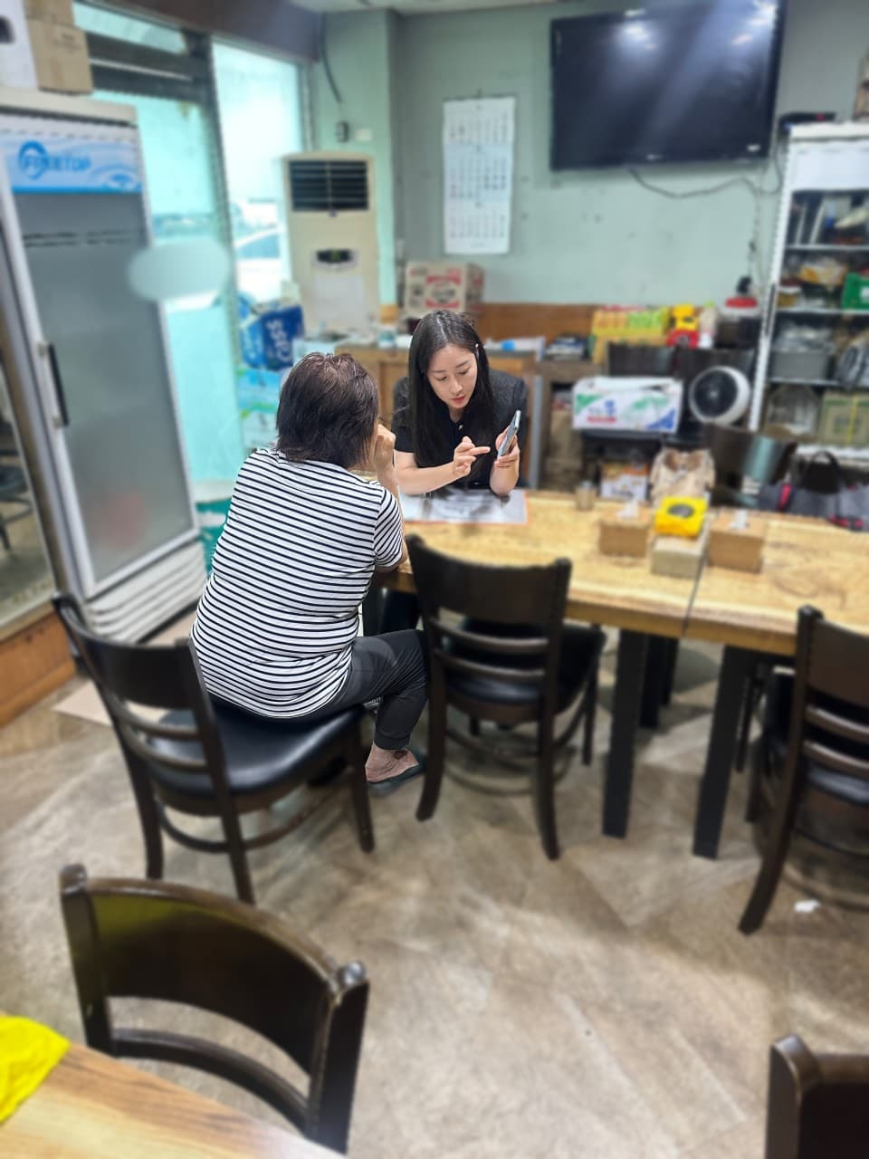 요식업 상담 현장